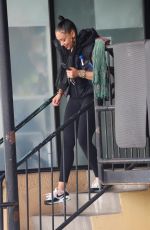TIA MOWRY Leaves Workout in Studio City 03/06/2023