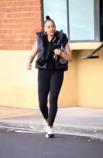 TIA MOWRY Leaves Workout in Studio City 03/06/2023