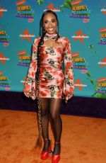 TIFFANY DANIELS at 2023 Nickelodeon’s Kids’ Choice Awards in Los Angeles 03/04/2023