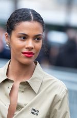 TINA KUNAKEY at Miu Miu Womenswear Fall/Winter 2023-2024 Show at Paris Fashion Week 03/06/2023