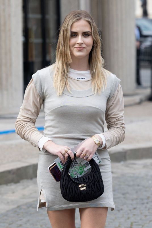 VALENTINA FERRAGNI at Miu Miu Womenswear Fall/winter 2023/24 Show at Paris Fashion Week 03/07/2023