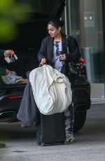 VANESSA HUDGENS Leaves Loews Hotel in Los Angeles 03/13/2023