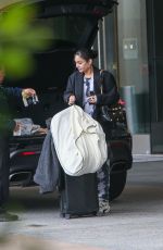 VANESSA HUDGENS Leaves Loews Hotel in Los Angeles 03/13/2023