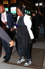 VIOLA DAVIS Arrives at Air Screening at Hudson Yards in New York 03/20/2023
