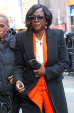VIOLA DAVIS Arrives at Good Morning America in New York 03/20/2023