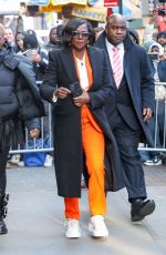 VIOLA DAVIS Arrives at Good Morning America in New York 03/20/2023