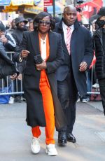 VIOLA DAVIS Arrives at Good Morning America in New York 03/20/2023