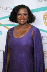 VIOLA DAVIS at EE Bafta Film Awards 2023 in London 02/19/2023