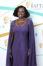 VIOLA DAVIS at EE Bafta Film Awards 2023 in London 02/19/2023