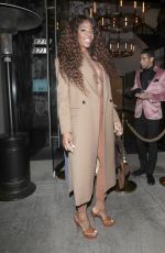 YOLANDA EZELL Out for Dinner at Catch in West Hollywood 03/13/2023