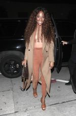 YOLANDA EZELL Out for Dinner at Catch in West Hollywood 03/13/2023