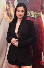 YVETTE MONREAL at Shazam! Fury of the Gods Premiere in Los Angeles 03/14/2023