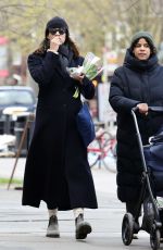 ZAWE ASHTON Out with Her Baby in London 02/27/2023