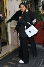 ZAZIE BEETZ Arrives at Her Hotel in Paris 03/02/2023