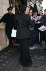 ZAZIE BEETZ Arrives at Her Hotel in Paris 03/02/2023