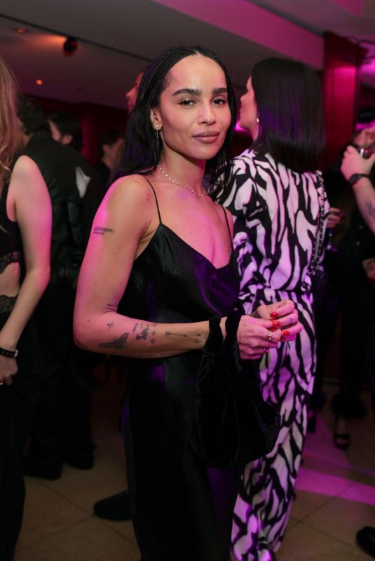 ZOE KRAVITZ at CAA Pre-oscar Party in Los Angeles 03/10/2023