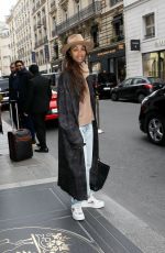 ZOE SALDANA and Marco Perego Out at Paris Fashion Week 03/05/2023