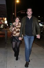 ZOOEY DESCHANEL on a Date Night at Largo at Coronet Live Music Venue in Los Angeles 03/26/2023