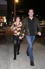 ZOOEY DESCHANEL on a Date Night at Largo at Coronet Live Music Venue in Los Angeles 03/26/2023