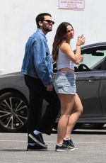 ADDISON RAE and Omar Fedi Out for Brunch in Los Angeles 04/22/2023