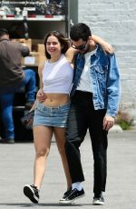 ADDISON RAE and Omar Fedi Out for Brunch in Los Angeles 04/22/2023