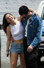 ADDISON RAE and Omar Fedi Out for Brunch in Los Angeles 04/22/2023