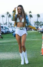 ALESSANDRA AMBROSIO Arrives at 2023 Coachella Valley Music and Arts Festival in Indio 04/14/2023