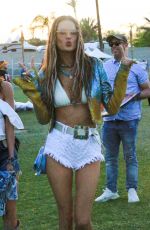 ALESSANDRA AMBROSIO Arrives at 2023 Coachella Valley Music and Arts Festival in Indio 04/14/2023