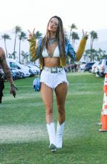 ALESSANDRA AMBROSIO Arrives at 2023 Coachella Valley Music and Arts Festival in Indio 04/14/2023