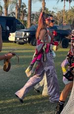 ALESSANDRA AMBROSIO Arrives for Second Night at 2023 Coachella Valley Festival in Indio 04/15/2023