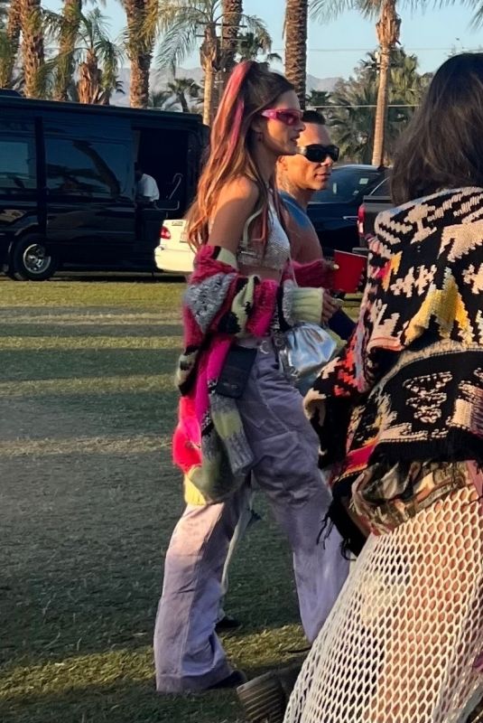 ALESSANDRA AMBROSIO Arrives for Second Night at 2023 Coachella Valley Festival in Indio 04/15/2023