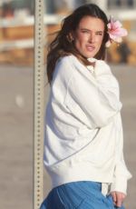 ALESSANDRA AMBROSIO at a Photoshoot in Malibu 04/22/2023