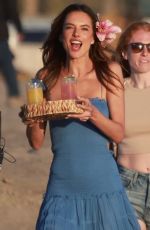 ALESSANDRA AMBROSIO at a Photoshoot in Malibu 04/22/2023