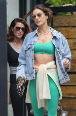 ALESSANDRA AMBROSIO Leaves Morning Yoga Class in West Hollywood 04/25/2023