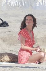 ALESSANDRA AMBROSIO Out with Her Dog at a Beach in Malibu 04/20/2023