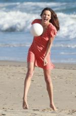 ALESSANDRA AMBROSIO Out with Her Dog at a Beach in Malibu 04/20/2023