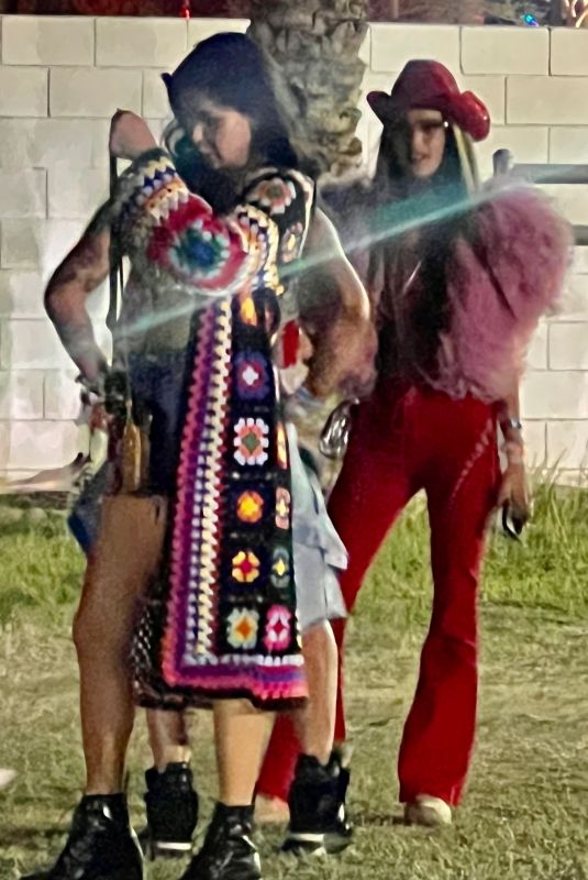 ALESSANDRA and CIARA AMBROSIO at Coachella Festival in Indio 04/16/2023