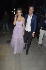 ALEX HALL Arrives at Dinner at Craig