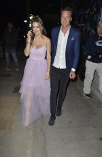 ALEX HALL Arrives at Dinner at Craig
