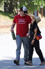ALI WONG and Bill Hader Out Hiking in Brentwood 04/19/2023