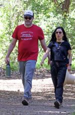 ALI WONG and Bill Hader Out Hiking in Brentwood 04/19/2023