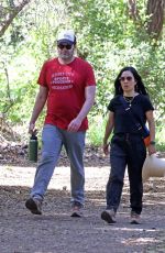 ALI WONG and Bill Hader Out Hiking in Brentwood 04/19/2023