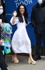 ALI WONG Leaves Good Morning America Studios in New York 04/05/2023