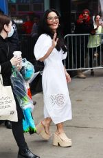 ALI WONG Leaves Good Morning America Studios in New York 04/05/2023