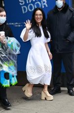 ALI WONG Leaves Good Morning America Studios in New York 04/05/2023