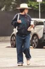 ALIA SHAWKAT Out for Her Morning Coffee in Los Feliz 04/28/2023
