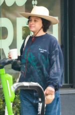 ALIA SHAWKAT Out for Her Morning Coffee in Los Feliz 04/28/2023