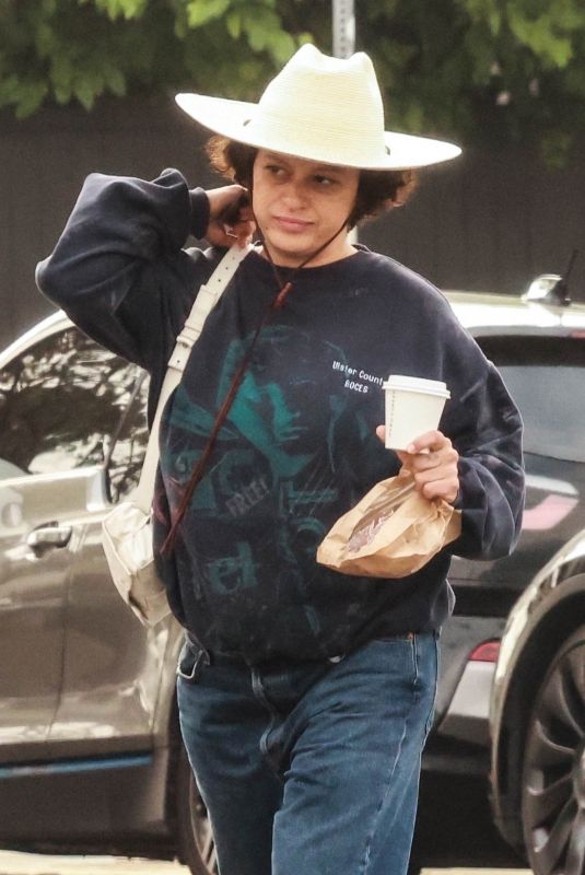 ALIA SHAWKAT Out for Her Morning Coffee in Los Feliz 04/28/2023
