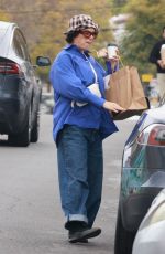 ALIA SHAWKAT Out Grabbing Some Lunch to go in Los Feliz 04/14/2023
