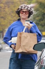 ALIA SHAWKAT Out Grabbing Some Lunch to go in Los Feliz 04/14/2023